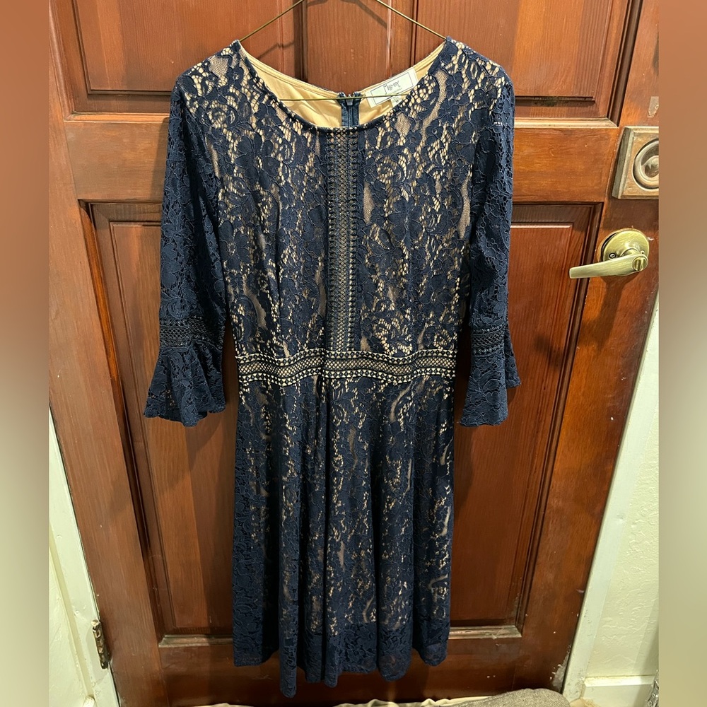Navy Lace Dress